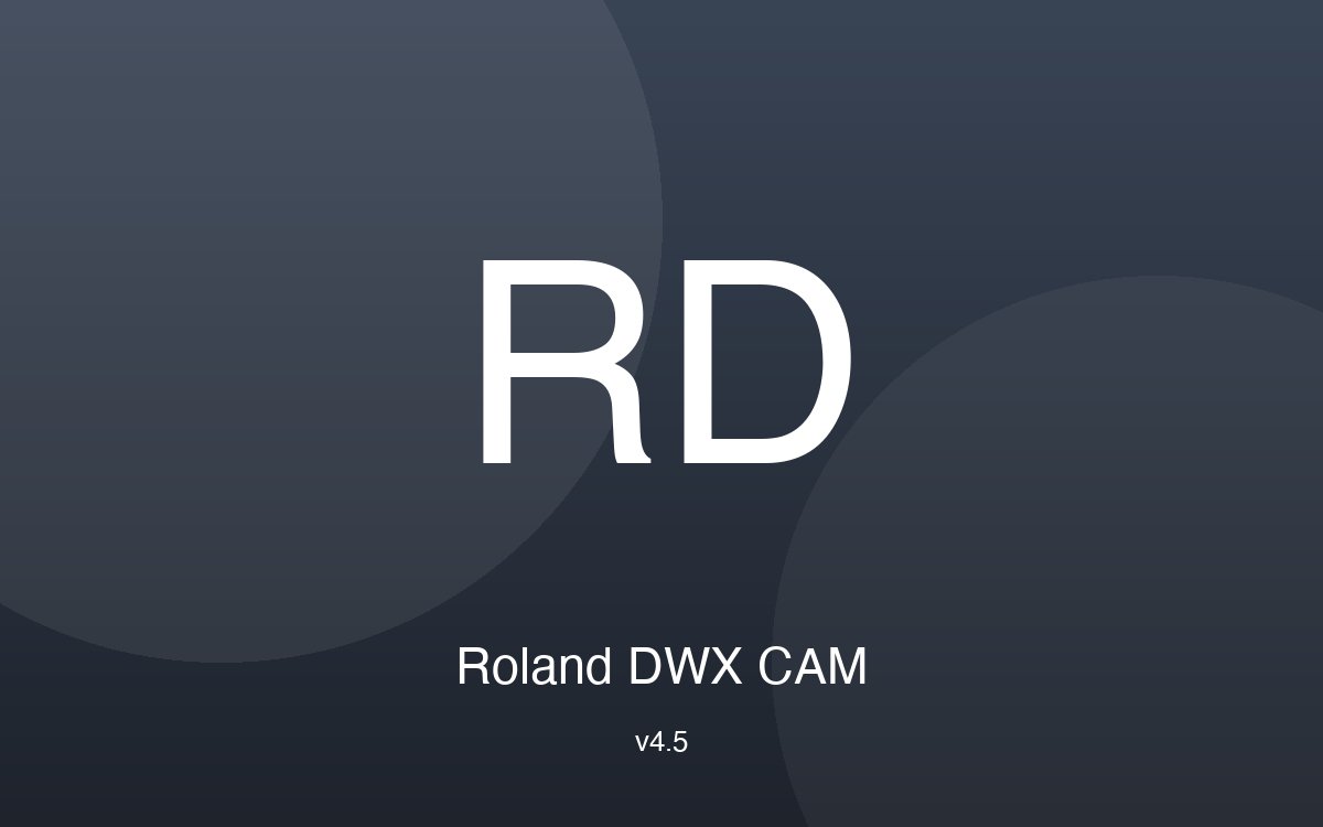 Установка Roland DWX CAM — CAM и фрезерование